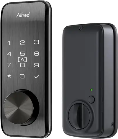 Brand new, sealed Alfred DB2S Smart RFID Deadbolt Lock with Key, View more