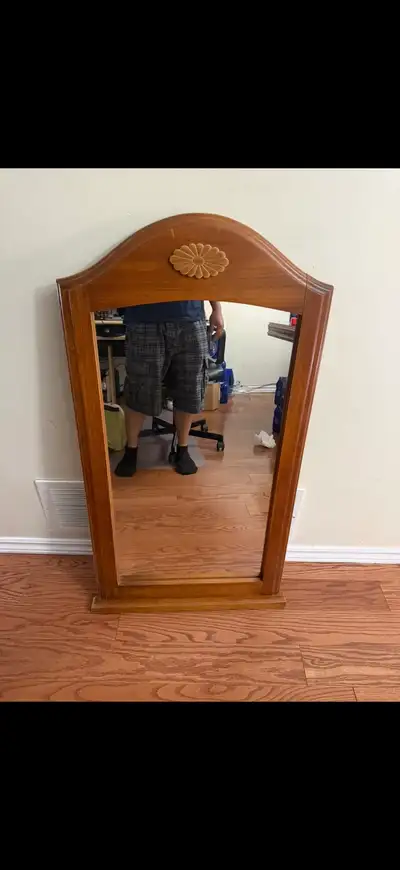Beautiful Light Wood Mirror, View more