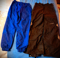 **Boys Snowpants &amp; Rainpants Size 10-12 for sale-Black Spi