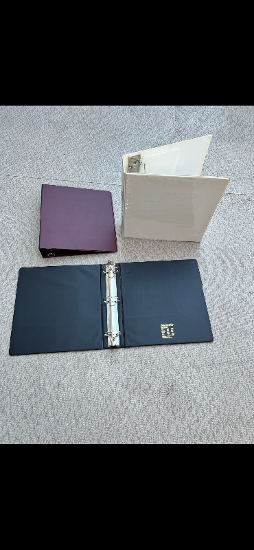 Lots of 3 ring binders, 2” to 4”, View more