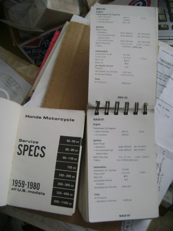 Two Honda spec manuals motorcycle ct70 engine guard in Motorcycle Parts & Accessories in Penticton - Image 3