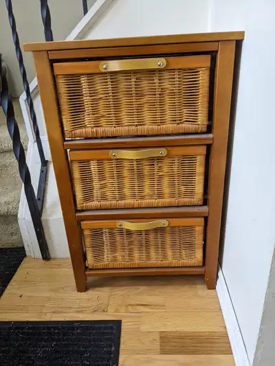 Wood 3 drawer cabinet, View more