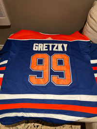 Gretzky Oilers Jersey. Adult Large