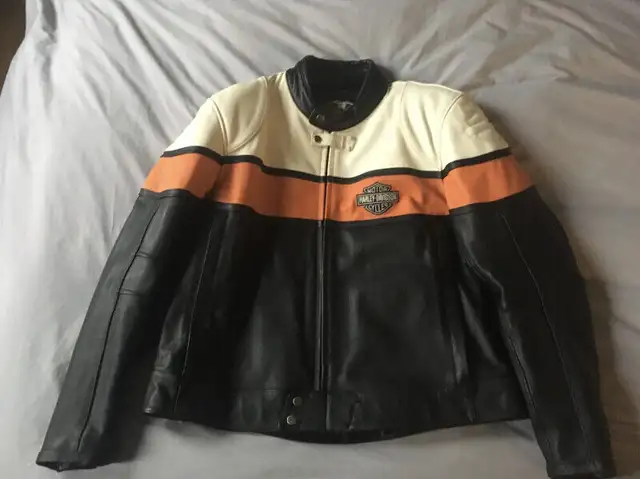 Harley Davidson Men's Leather Jacket New / Manteau Cuir Homme in Men's in Laval / North Shore - Image 2
