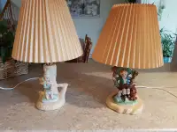 VINTAGE CHILDRENS NIGHT LAMPS