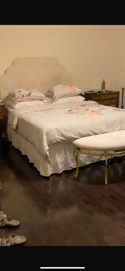 Queen Bed with Mattress, box board & headboard, View more