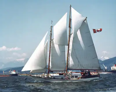 Behold a majestic piece of maritime history, a classic schooner with an LOA (Length Overall) of 53 ‘...