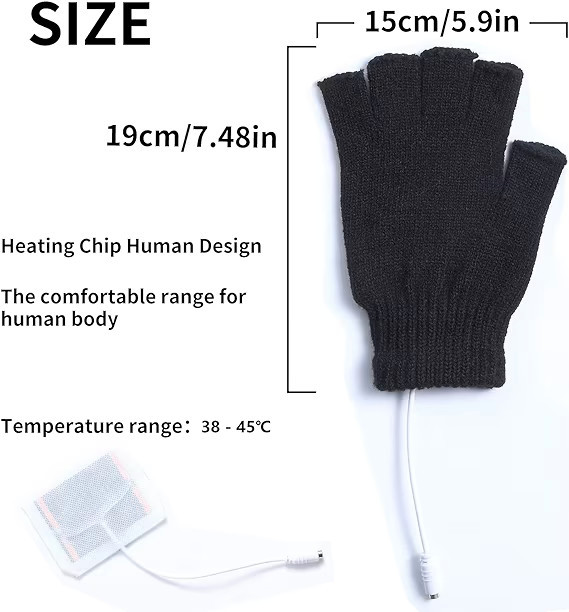 Paires de gants chauffants USB - homme et femme dans Autre  à Ville de Montréal - Image 2