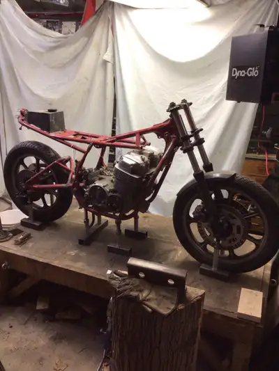 The worst project is someone else’s project. The frame has been modified and cut but has an ownershi...