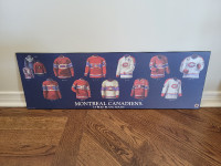 Montreal Canadiens Uniform Evolution Plaqued Poster