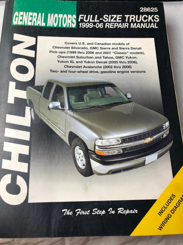 1999 -2006 CHILTON GENERAL MOTORS FULL SIZE TRUCK MANUAL #M0079 in Textbooks in Edmonton