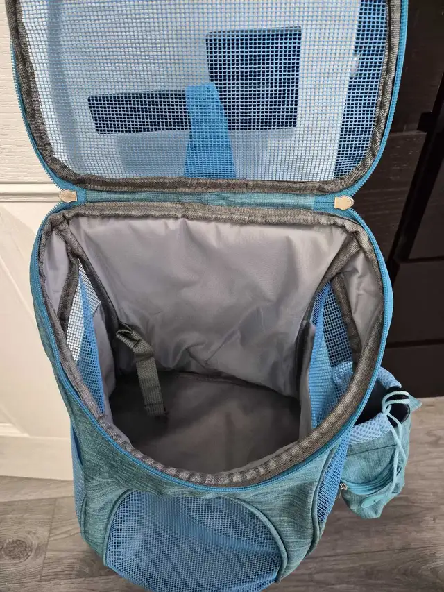 Sac de transport pour animaux couleur bleu neuf in Accessories in Lanaudière - Image 3