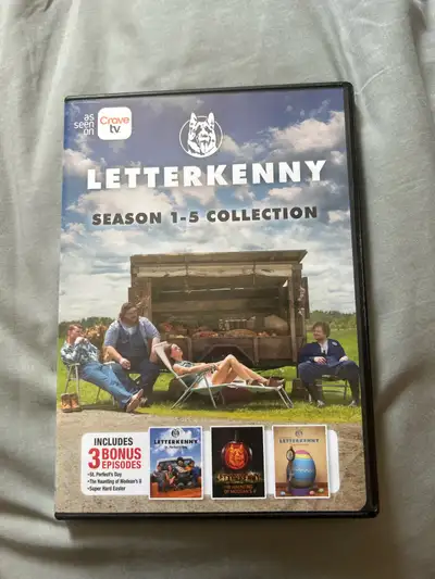LetterKenny Seasons 1-5 DVD set, View more