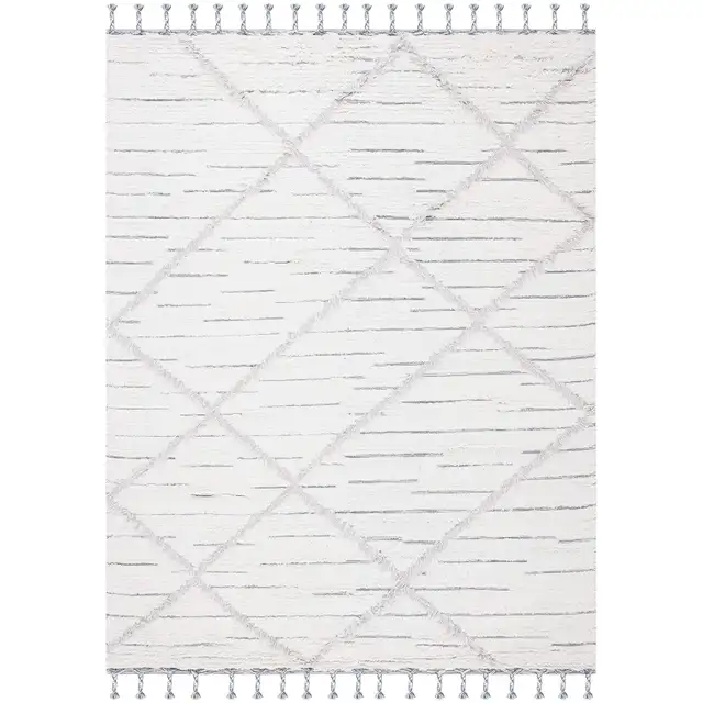 6' x 9' SAFAVIEH Kenya Collection Area Rug - Ivory & Grey in Rugs, Carpets & Runners in Markham / York Region - Image 4