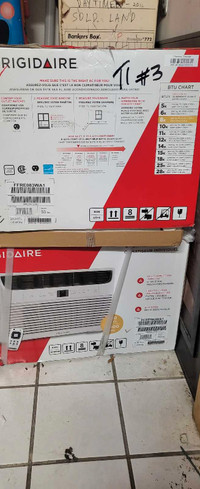 New Air conditioner in box. Frigidaire 8000btu
