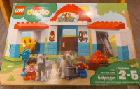 Kids Toy Complete Set of LEGO Duplo Farm Pony Stable