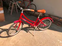 Red linus bicycle for sale
