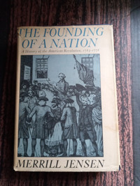 Hard cover book titled THE FOUNDING OF A NATION