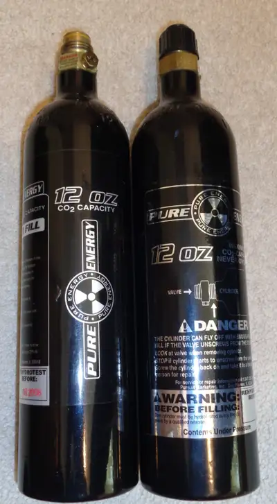 Both appear to be in good used condition. Have not been used in almost 20 years. One tank is missing...