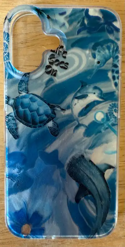 New IPhone 16 Case - Life Goes On - Ocean Theme, View more