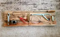 Antique Fishing Tackle Display Board