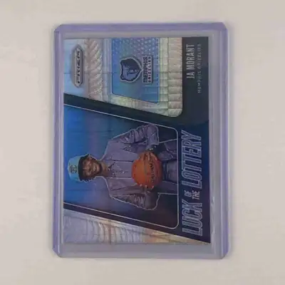2019-20 Panini Prizm Luck of the Lottery Hyper Prizm Ja Morant #2 Rookie RC *Cash only* NO SHIPPING
