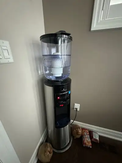 Vitapur Free Standing Top Loading Electric Water Dispenser Stainless Steel Color It also comes with...