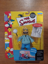 Grampa Simpson The World of Springfield Simpson figure MOC