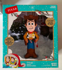 Christmas Inflatable Toy Story Woody Lawn Ornament New