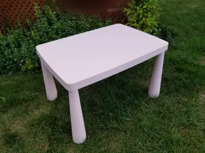 Table pour enfants IKEA - MAMMUT- rose, View more