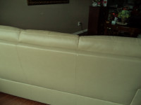 Leather Couch in Neutral Colour