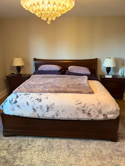 For Sale: Custom Master Bedroom Set + Kingsdown Mattress – $1000, View more
