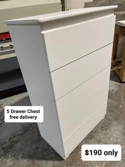 Chest of Drawers 5 Drawer Chest  Brand New, View more