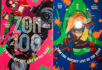 Manga books, zoom 100
