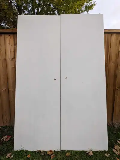 48" x 73 1/8" Interior Sliding Slab Double Doors, View more