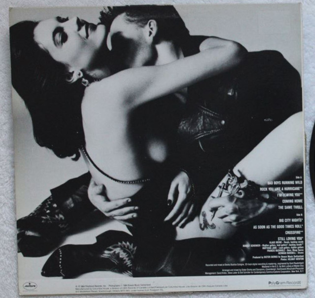 Scorpions Love at First Sting 1984 Heavy Metal Vinyl 20$ dans CD, DVD et Blu-ray  à Saint-Hyacinthe - Image 2
