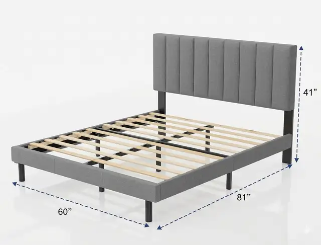 Brand New bed frame| Single double queen with same day delivery in Beds & Mattresses in Vancouver - Image 2