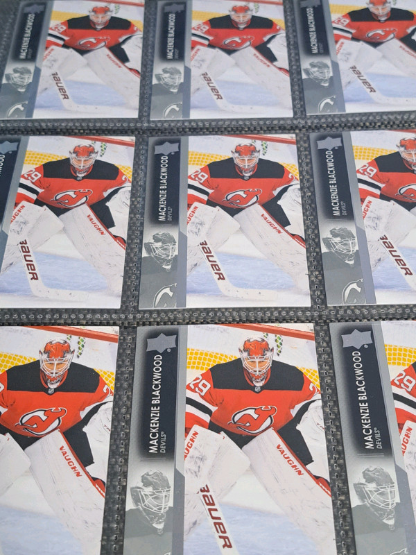 Mackenzie Blackwood hockey cards  in Arts & Collectibles in Oshawa / Durham Region - Image 4