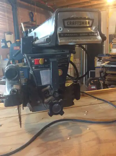 SEARS  CRAFTSMAN 9” RADIAL SAW....NEW PRICE, View more