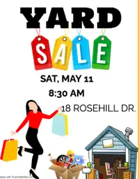 Multi family yard sale