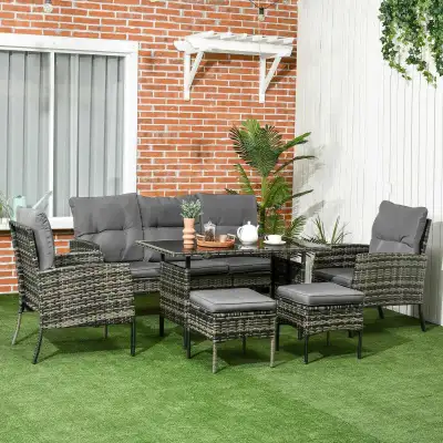 New- 6pc Patio Conversation Set, View more