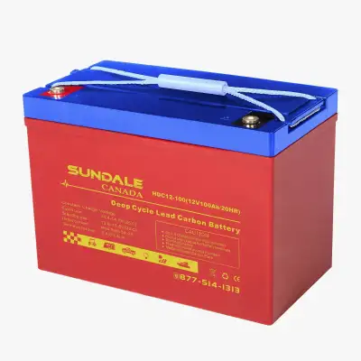 SunDale Canada 12V x 100AH Lead Carbon Battery, Group 31, View more
