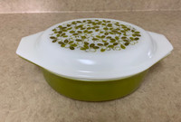 Vintage Pyrex Verde Casserole Dish