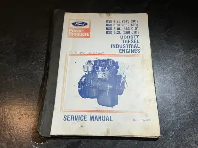 Ford DSD 4.2L, 5.9L, 6.0, 6.2L Dorset 2700 Diesel Engines Manual, View more