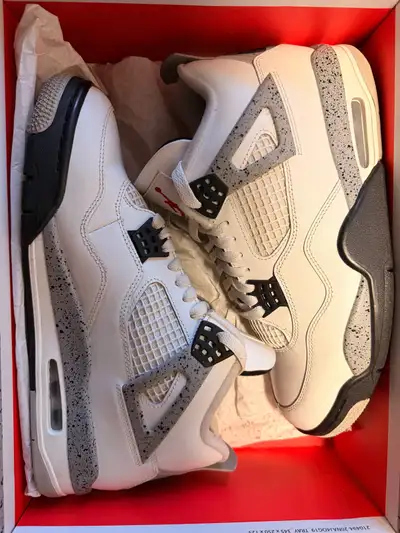 Jordan 4 Cement Size 10.5 (2025) (USED), View more