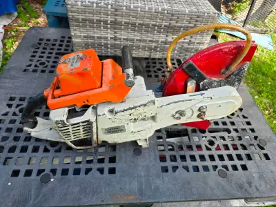 For sale a Stihl TS510AV Electronic Quick Cut Cement Saw Professional Saw. What you see is what you...