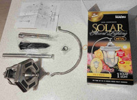 Solar light with accessories 