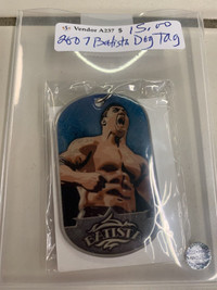 Batista WWE WWF Dog Tag UK Wrestling Booth 264