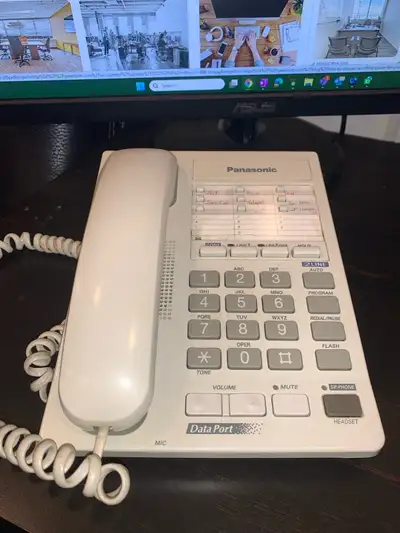 Panasonic 2Lines Desk phone ( Rrtechnologies@hotmail.com), View more