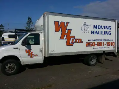 Professional Movers Returning To BC With Empty 1 Ton Truck . Fully Equipped 16 ft Length Boxed Truck...
